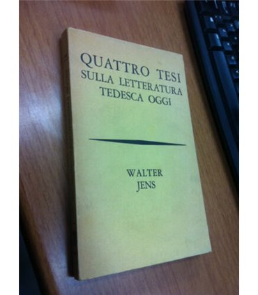 Quattro tesi sulla letteratura tedesca oggi