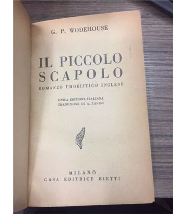 Il piccolo scapolo