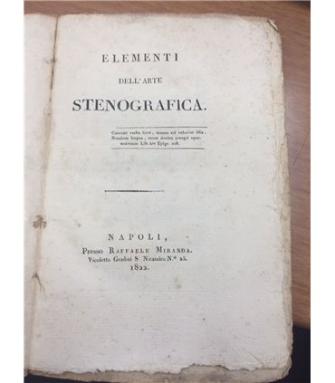 Elementi dell'arte stenografica
