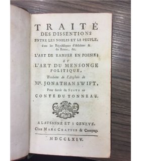Traitè des dissentions entre les nobles et le peuple