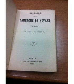 Histoire de la campagne de Novare
en 1849