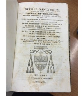 Officia Sanctorum in diocesib, aeque principalibus Calena et Theanesi