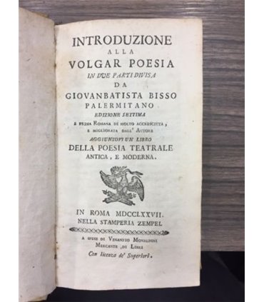 Introduzione alla volgar poesia