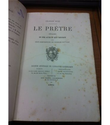 La pretre. Drame en cinq actes et huit tableaux
