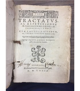 Varii tractatus ac repetitiones