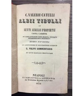 Albii Tibulli et sexti aurelii porpertii casta carmina