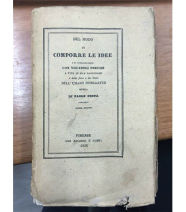 Del modo di comporre le idee e di contrassegnarle con vocaboli precisi