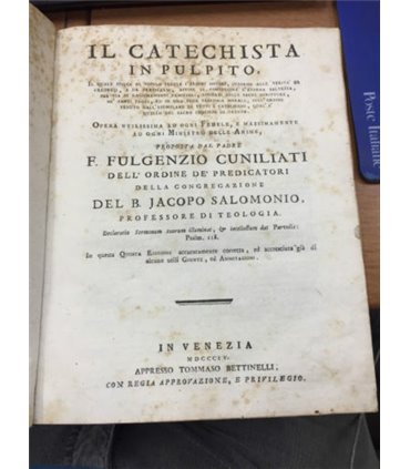 Il Catechista in pulpito