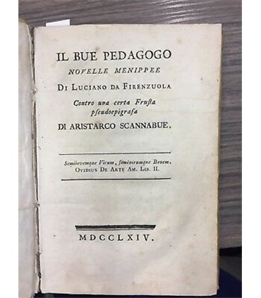 Il bue pedagogo