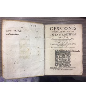 Cessionis iurium, et actionum in labyrinthum ianua