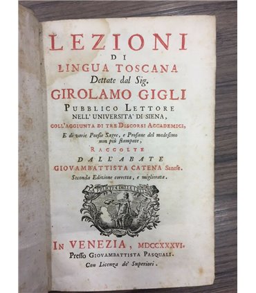 Lezioni di lingua toscana