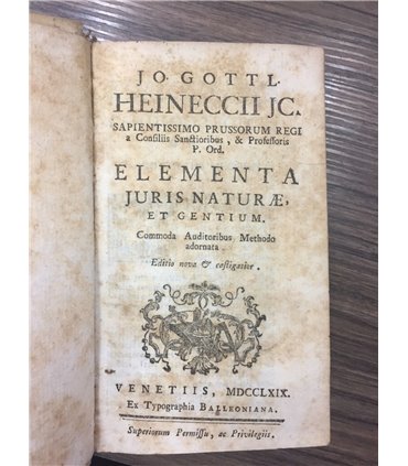 Elementa juris naturae et gentium