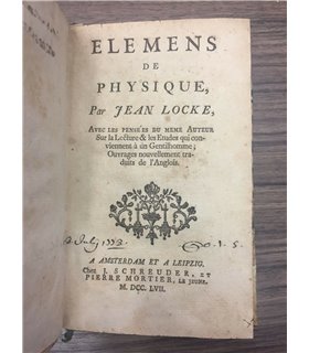 Elemens de Physique