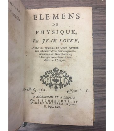 Elemens de Physique