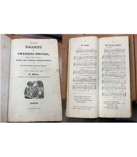 Soixante chants et chanson pieuses écrits et mis en musique