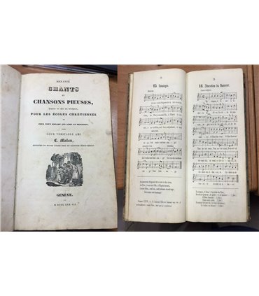 Soixante chants et chanson pieuses écrits et mis en musique
