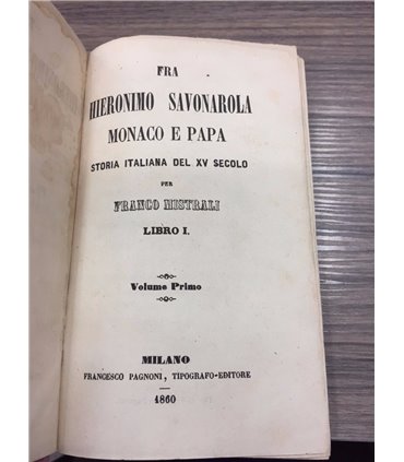 Fra Hieronimo Savonarola Monaco e Papa