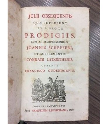 Quae supersunt ex libro de prodigiis. 1720