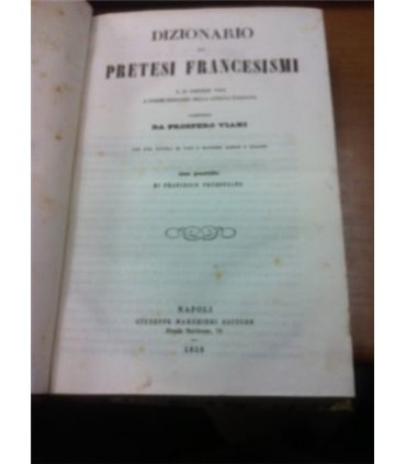 Dizionario di pretesi francesismi