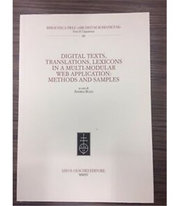 Digital texts, translations, lexicons in a multi-modular web application: methods and samples