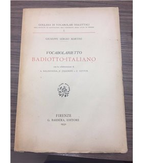 Vocabolarietto Badiotto-Italiano