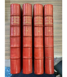 Histoire des girondins. 4 voll