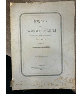 Memorie delle famiglie nobili delle province meridionali d'Italia. Vol. 2