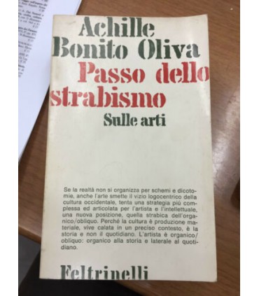 Passo dello strabismo. Sulle arti