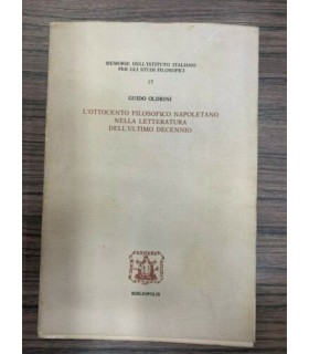 L'ottocento filosofico napoletano nella letteratura dell'ultimo decennio