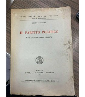 Il partito politico. Una introduzione critica