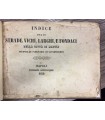 Indice delle strade, vichi, larghi e fondaci della città di Napoli secondo le parrocchie cui appartengono