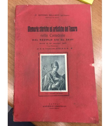 Memorie storiche ed artistiche del Tesoro nella Cattredale dal secolo XVI al XVIII