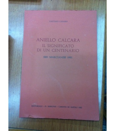 Aniello Calcara il significato di un centenario. 1881 Marcianise 1981