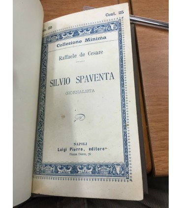 Silvio Spaventa. Giornalista