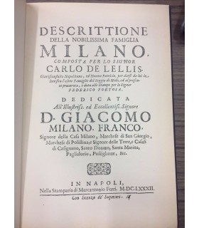 Descrittione della nobilissima famiglia Milano