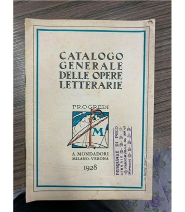 Catalogo generale delle opere letterarie. 1928