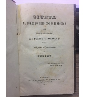 Giunta al comento critico-archeologico sul frammento inedito