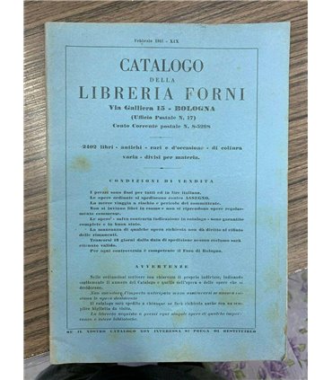 Catalogo della libreria Forni. 1941