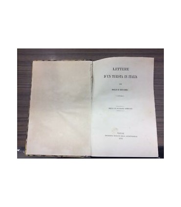 Lettere d'un turista in Italia
