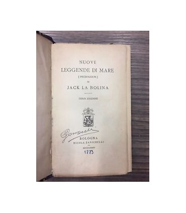 Nuove leggende di mare. (Preboggion)