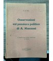 Osservazioni sul pensiero politico di A. Manzoni