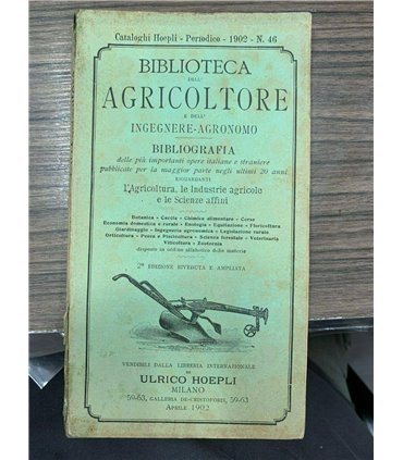 Biblioteca dell'Agricoltore e dell'ingegnere - agronomo