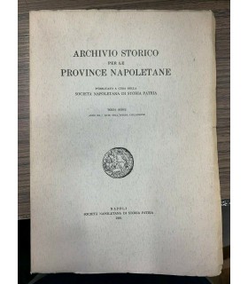 Archivio Storico per le province napoletane. Terza serie - Anno XX - XCIX della intera collezione