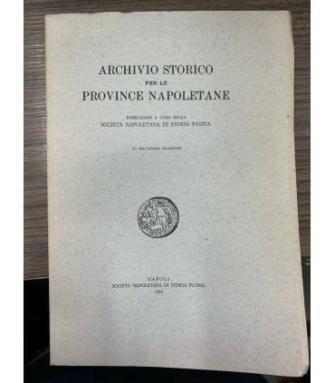 Archivio Storico per le province napoletane. CII della intera collezione