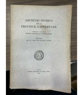 Archivio Storico per le province napoletane. Terza serie - Anno XXI - C della intera collezione