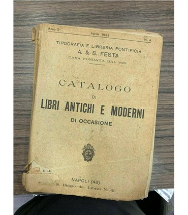Catalogo di libri antichi e moderni di occasione