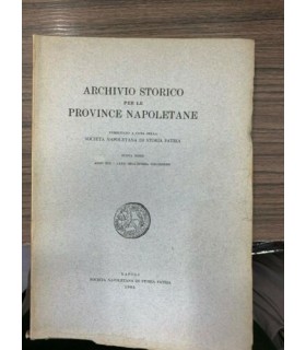 Archivio Storico per le province napoletane. Nuova serie. Anno XLI - LXXX dell'intera collezione
