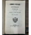 Codice Penale austriaco 27 maggio 1852. Posto in vigore col giorno 1 settembre stesso anno