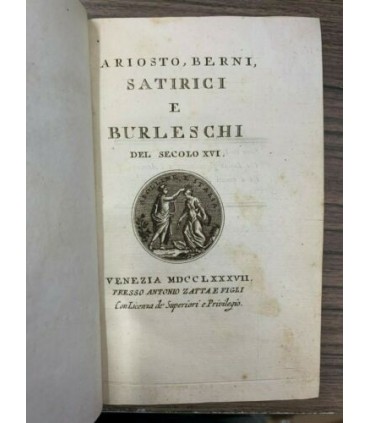 Satirici e burleschi del secolo XVI