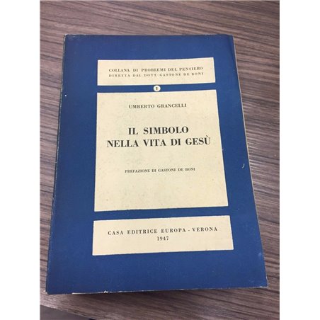 Il simbolo nella vita di Gesù